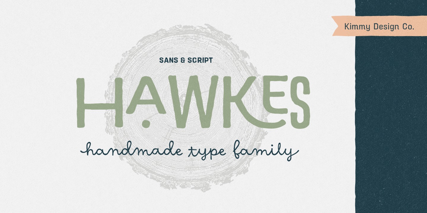 Przykład czcionki Hawkes